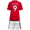 Camisola + Calções Manchester United Martial 9 Criança Equipamento 1ª 23/24